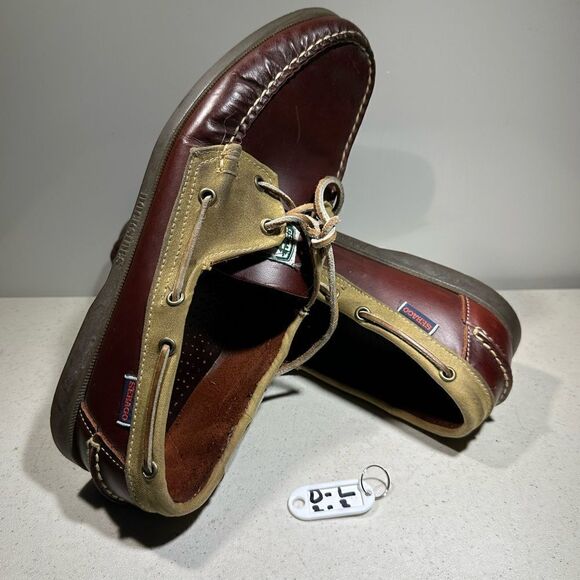 Sebago Men's Spinnaker Boat Shoe, Dark Brown, 10,5 - Picture 1 of 8
